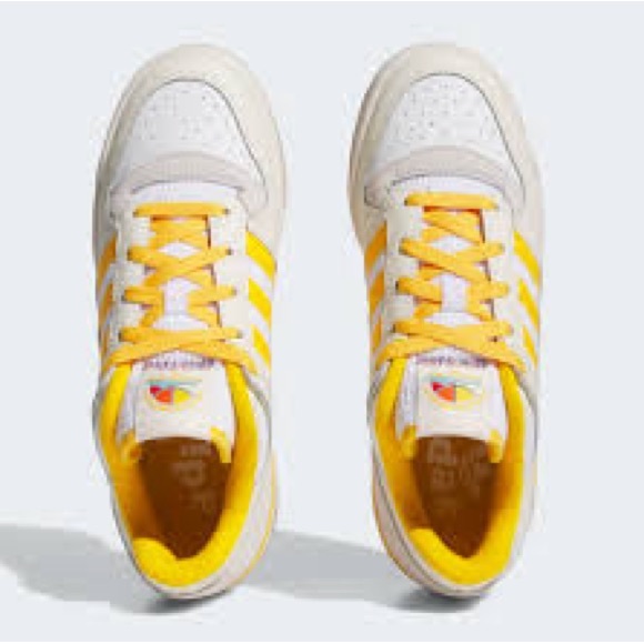 Adidas Originals Forum Low Summer Camp - Cream Yellow Women’s Shoes size 8 - Picture 3 of 6